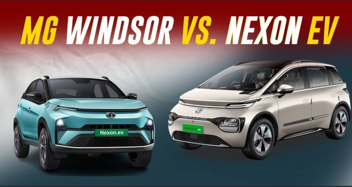 MG Windsor EV VS TATA Nexon EV 2025